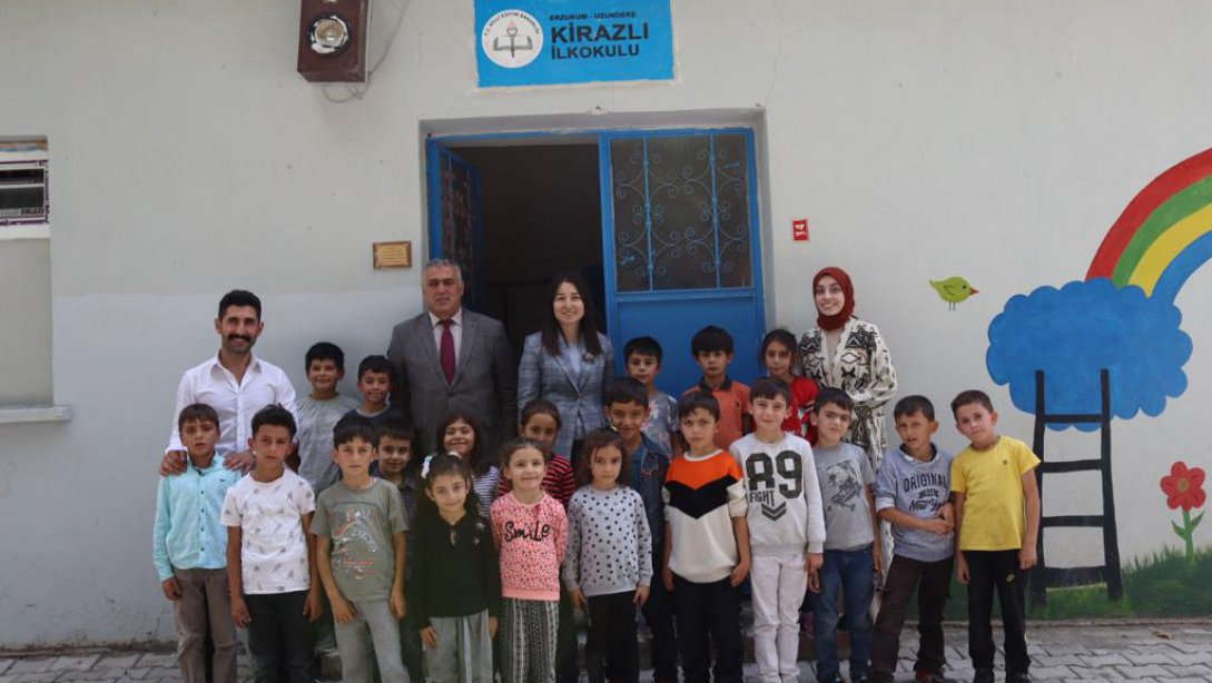Kaymakamımız Sayın Kübra DEMİRER Kirazlı İlkokulunu Ziyaret Etti.