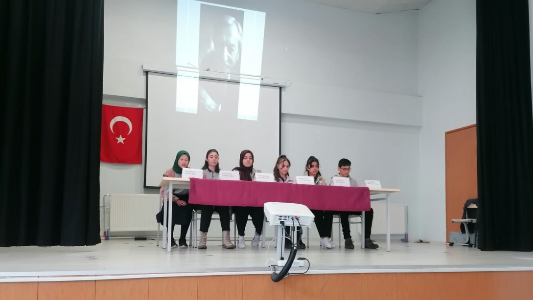 Anadolu Mektebi Yazar Okumaları Kapsamında Tarık Buğra Paneli Yapıldı.