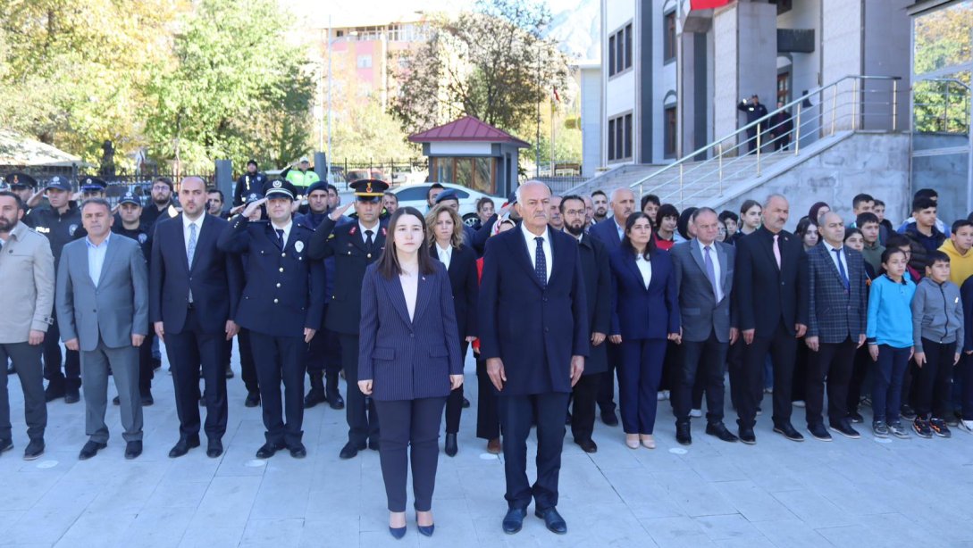 29 Ekim Cumhuriyet Bayramı 101.Yıl Dönümü Çelenk Sunma Töreni